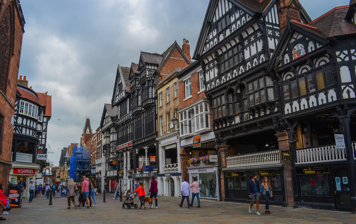 Haupteinkaufsstraße von Chester