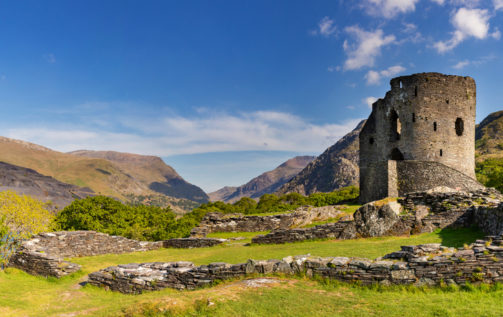 Dolbadarn Castle im Snowdonia-Nationalpark