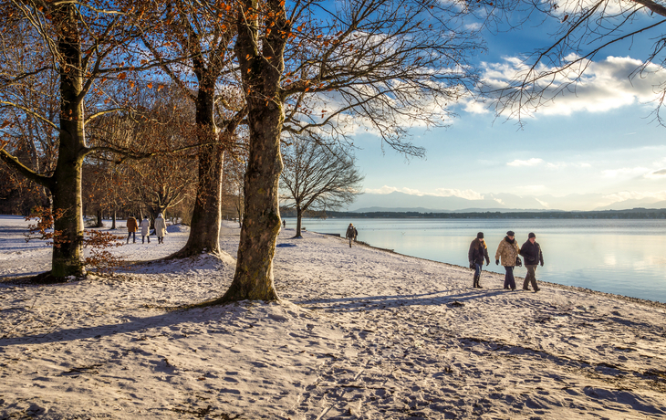 Winterlicher Spaziergang am See