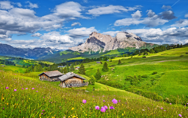 Seiser Alm in Südtirol, Italien