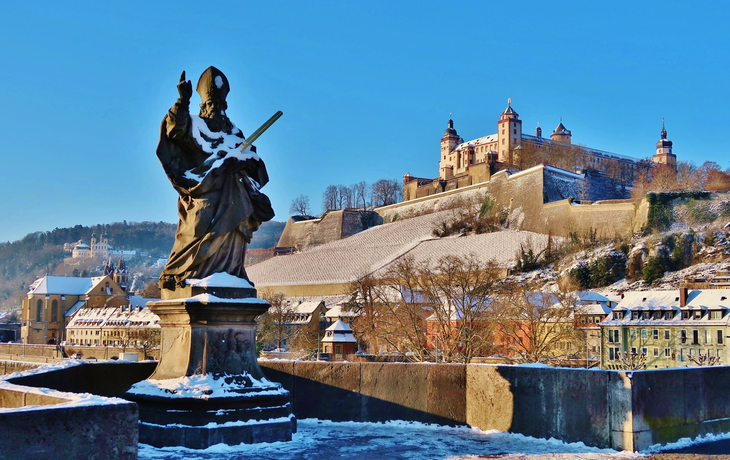 Würzburg, Sankt Kilian und Festung Marienberg 