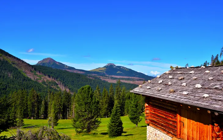 Obereggen im Eggental mitten in den Dolomiten, Italien