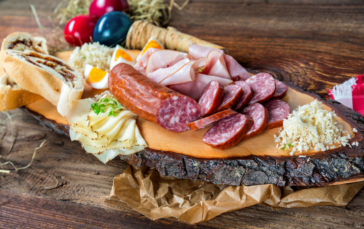 Brettljausn - Wurst- und Käse-Platte