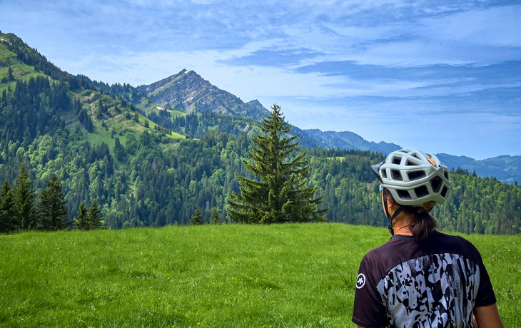 Radtour in den Bergen