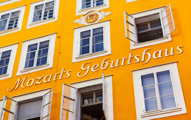 Mozarts Geburtshaus in Salzburg, Österreich
