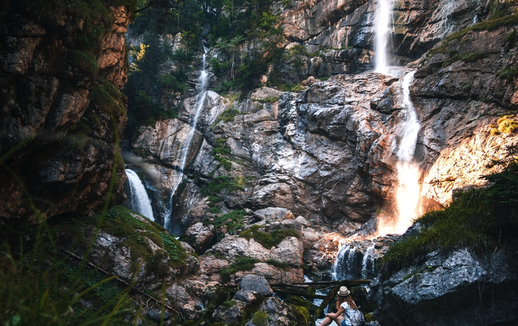 Waldbachstrub Wasserfall im österreichischen Salzkammergut