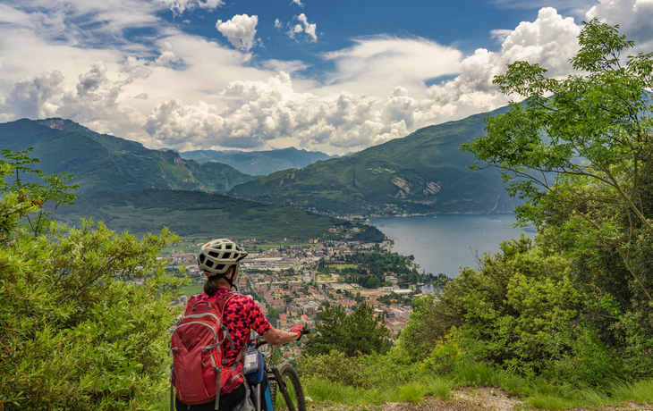 Mountainbikerin