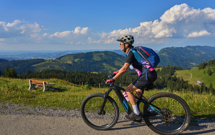 Mountainbikerin