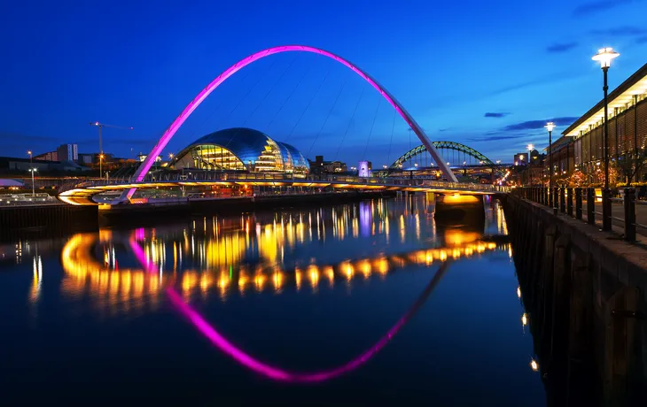 Millennium Bridge in Newcastle