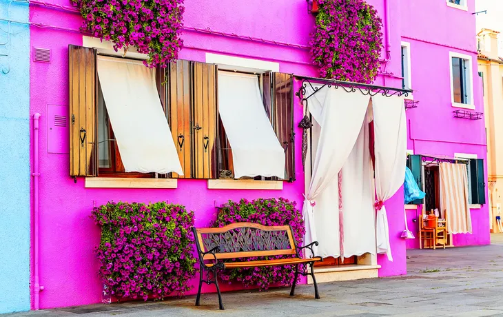 Burano in Venetien, Italien