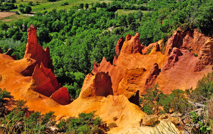 Le Sentier des Ocres bei Roussillon