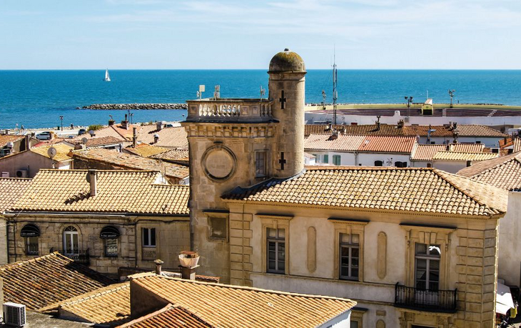 Saintes-Maries-de-la-Mer in der Provence, Frankreich