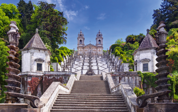 Bom Jesus do Monte in Braga, Nordportugal