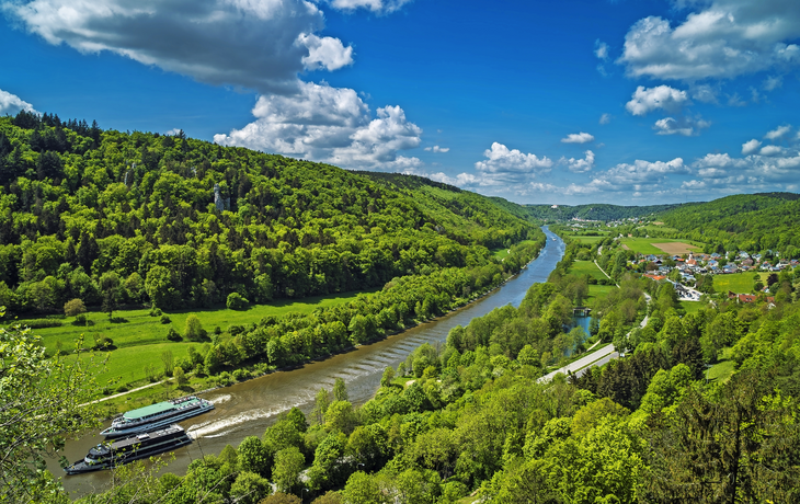 Naturpark Altmhltal mit Main-Donau-Kanal in Bayern