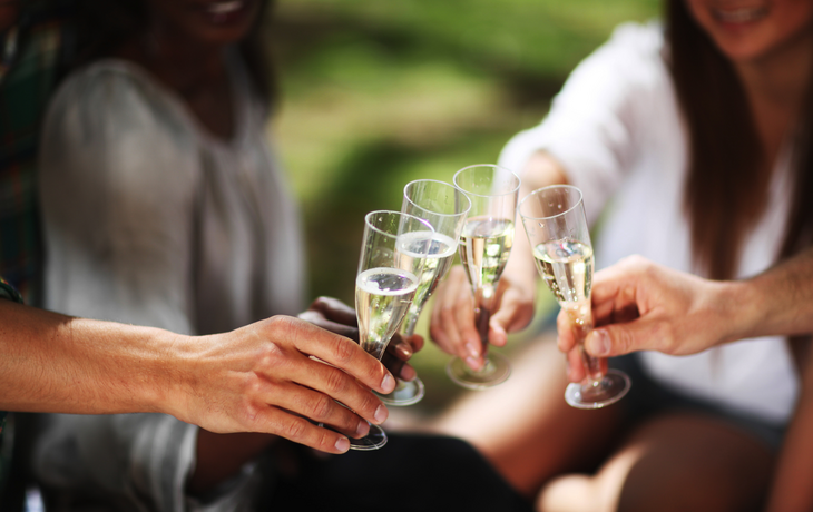 Prosecco im Grünen