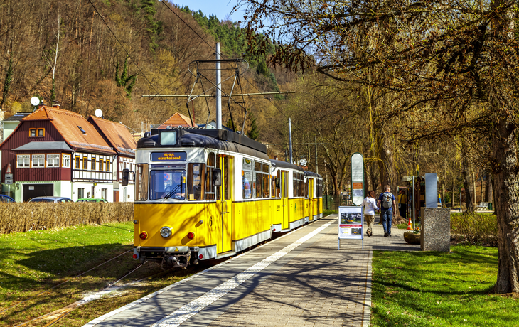 Kirnitzschtalbahn in Bad Schandau