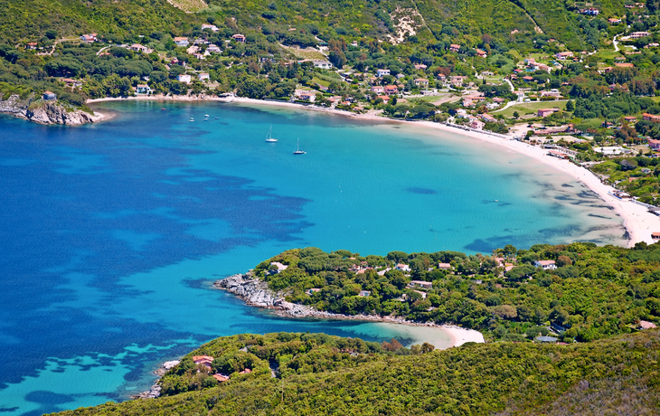 Procchio Strand auf der Insel Elba