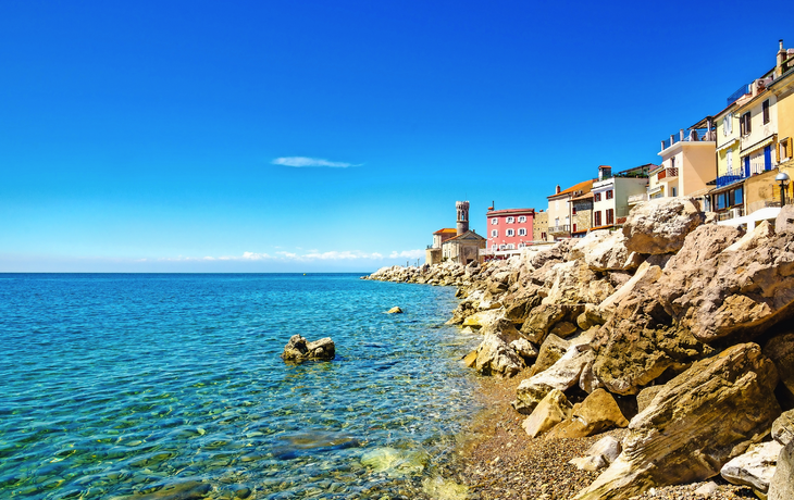Piran an der slowenischen Adriaküste