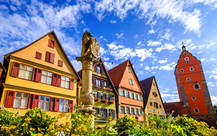 Altstadt von Dinkelsbühl in Bayern, Deutschland
