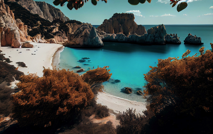 Blick auf Capo Vaticano in der Nähe von Tropea in Kalabrien,Italien