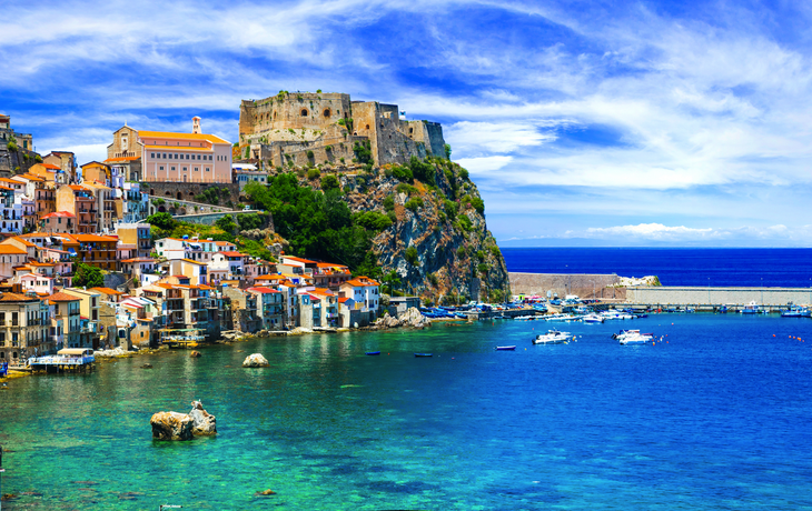 Scilla in Kalabrien, Italien