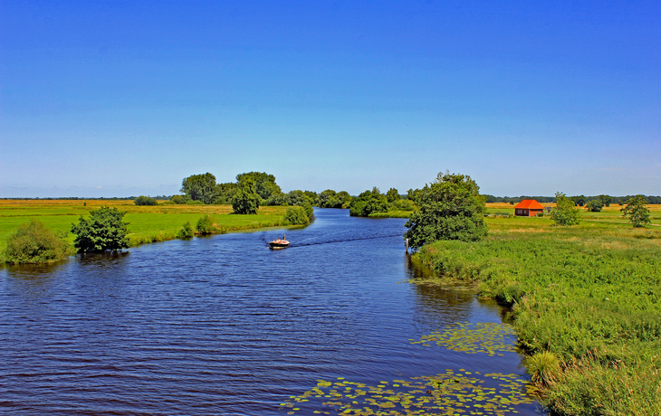 Blick auf die Hamme bei Worpswede