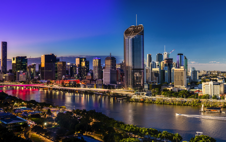 Panoramabild von Brisbane