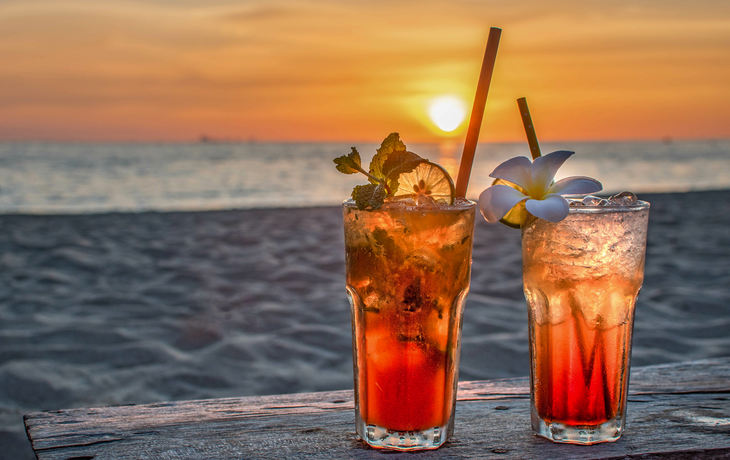 Cocktails am Strand