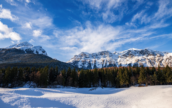 verschneite Brenta-Dolomiten - Alpen