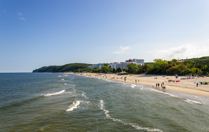 Strand in Miedzyzdroje