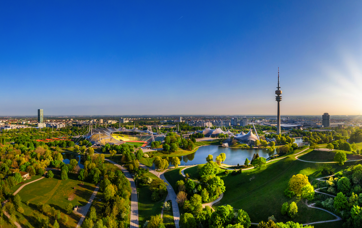Olympic Park in Munich, Bavaria, Germany