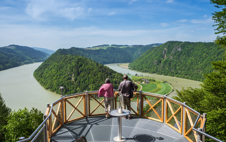 Ausssicht vom Schlögener Blick