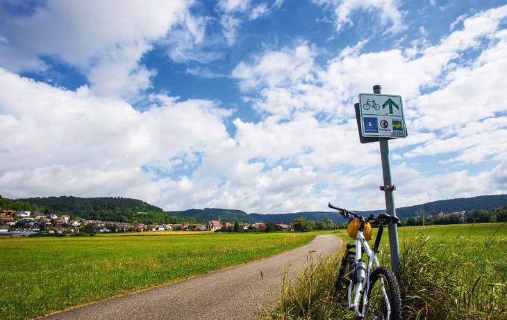 Radweg im Donautal