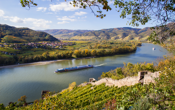 Flusskreuzfahrt auf der Donau in der Wachau