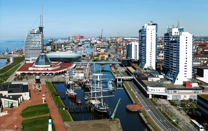 Hafen in Bremerhaven, Deutschland