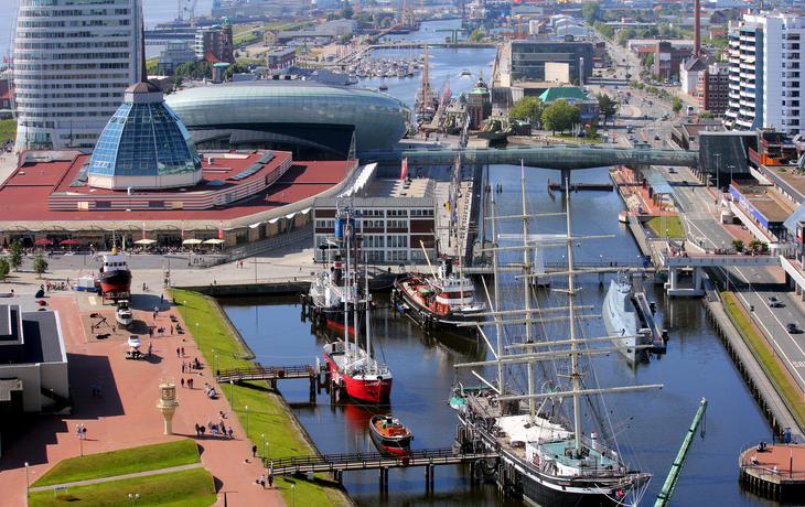 Hafen in Bremerhaven, Deutschland