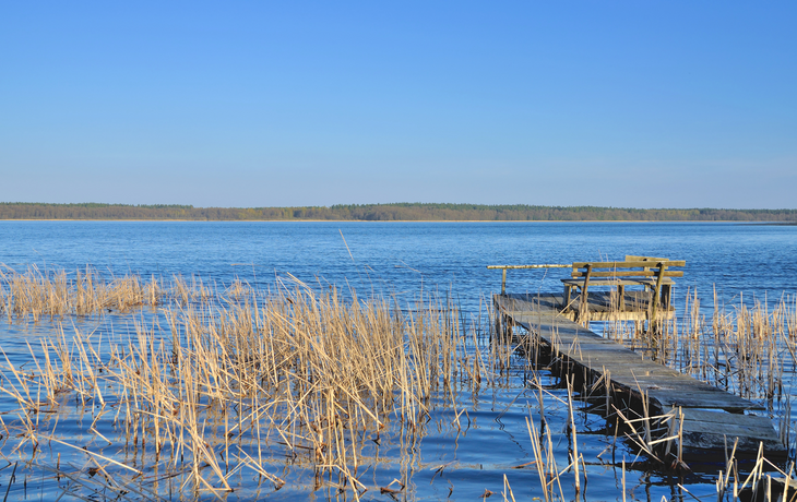 Spirdingsee nahe Mikołajki in den Masuren, Polen