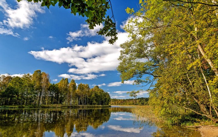 Fluss Krutynia in den Masuren, Polen