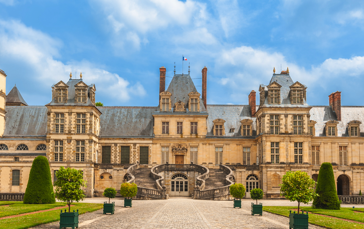 Schloss Fontainebleau in der Nähe von Paris in Frankreich