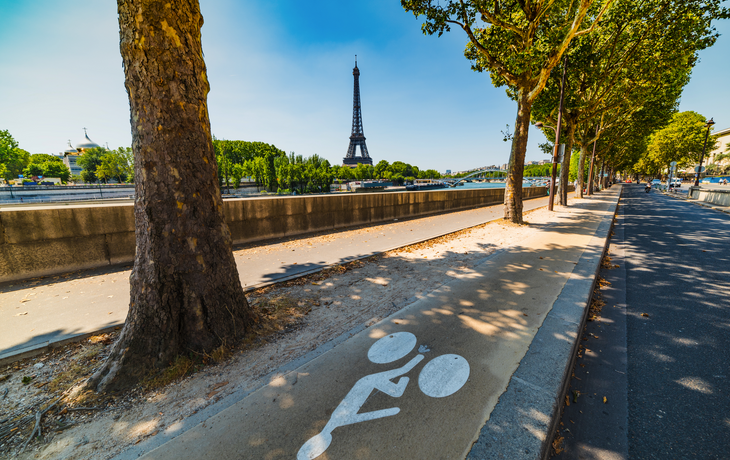 Fahrradtour entlang der Seine