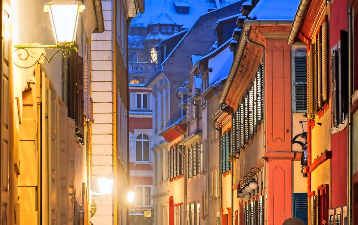 winterliches Heidelberg, Deutschland