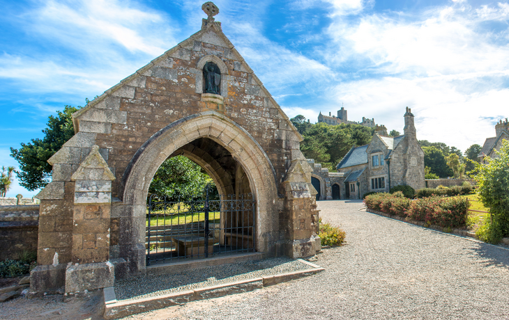 Sankt Michael's Mount - eine Gezeiteninsel vor der Küste Cornwalls