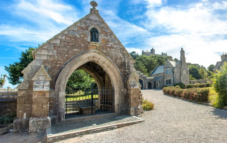 Sankt Michael's Mount - eine Gezeiteninsel vor der Küste Cornwalls
