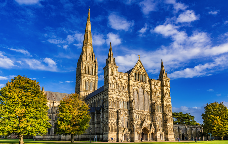 Kathedrale von Salisbury in der Grafschaft Wiltshire, Vereinigtes Königreich