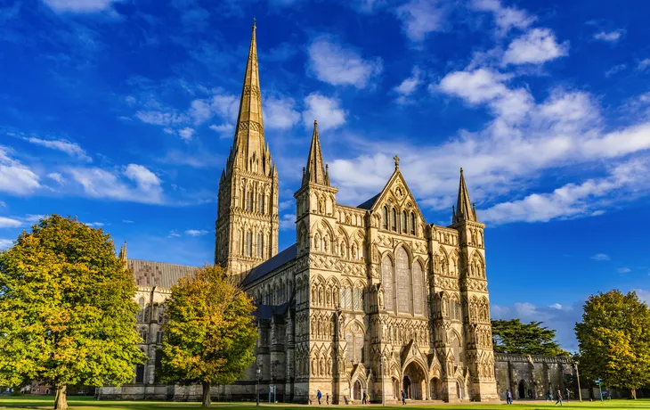 Kathedrale von Salisbury in der Grafschaft Wiltshire, Vereinigtes Königreich