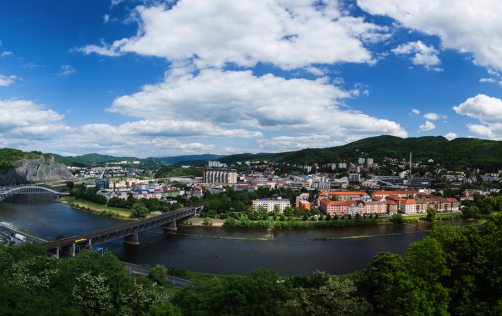 Usti nad Labem in Nordböhmen, Tschechien