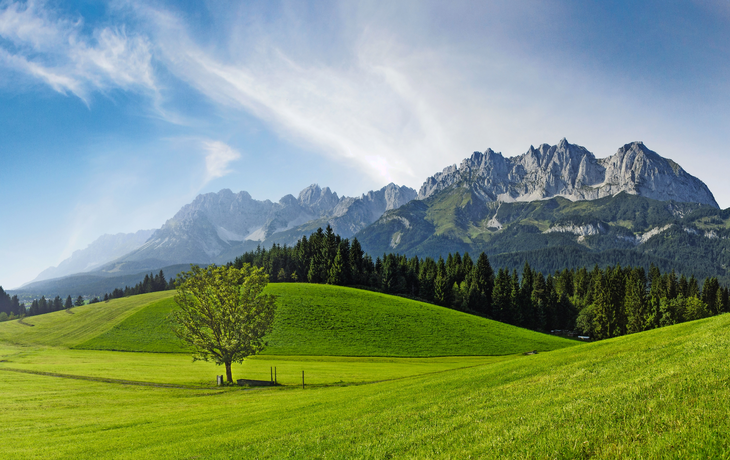 Panorama des Wilden Kaisers in Tirol