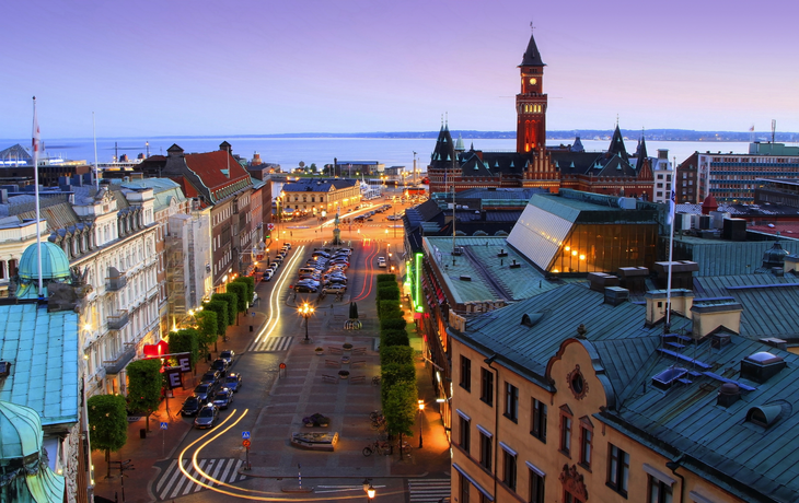 Panorama von Helsingborg, Schweden