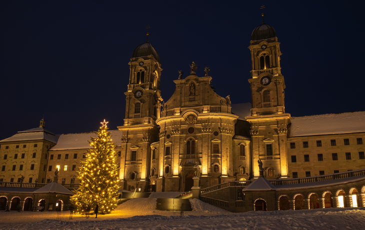 Kloster Einsiedeln zur Weihnachtszeit