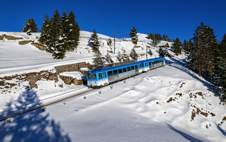 Vitznau-Rigi-Bahn Richtung Rigi Kulm